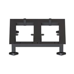Rapid Locker Stand Only To Suit Bank Of 2 Lockers Black