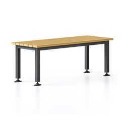 Rapid Bench Seat 1200x450x450mm Black/Teak