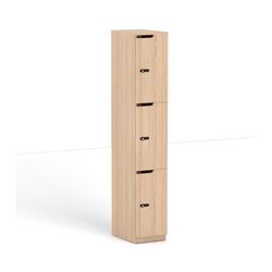 Knox Locker Three Door Nordic New Oak Ravine
