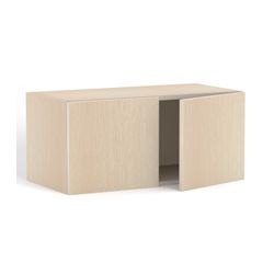 Rhodes Modular Shelf Cupboard with 2 Doors W800mm x D400mm x H362mm Nordic Maple