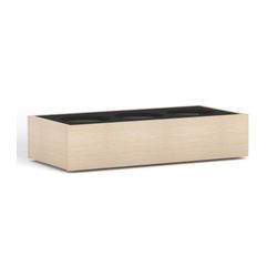 Rhodes Modular Top Shelf Planter Box with 3x Dia200mm Plant Holes W840mm x D400mm x H181mm Nordic Maple