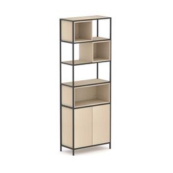Rhodes Modular Shelf 1-Bay Shelving Configuration 2 Nordic Maple