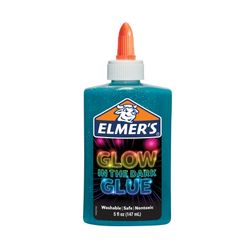 Elmers Glue Glow In Dark Blue 148mL Pack 3