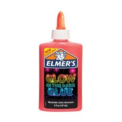 Elmers Glue Glow In Dark Pink 148mL Pack 3
