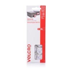 Velcro Fastener Handy Dots Hook & Loop 22mm Pack 12