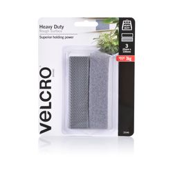 Velcro Fastener Heavy Duty Hook & Loop Rough Surface 25x100mm Pack 3