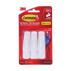 Command Mounting Hook Small Value Pack 6