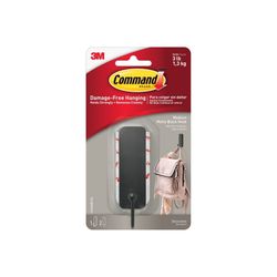 Command 17034MB Medium Metal Hook Matte Black