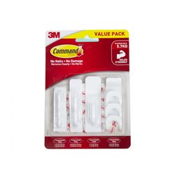 Command Hooks 17500-10 Basic Mix Value Pack Pack 10