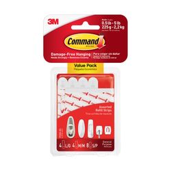 Command Assorted Replacement Strips Pack 16