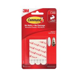 Command 17021P Medium Refill Strips Pack 9