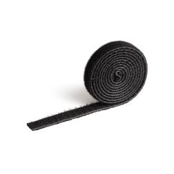 Durable Cavoline Cable Tape Self Grip 10mm x 1M Black Pack 10