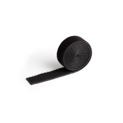 Durable Cavoline Cable Tape Self Grip 20mm x 1M Black Pack 10