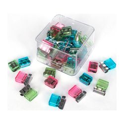 Carl Mori Clip Clip Paper Mc52a Small Assorted Colours Box 50