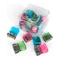 Carl Mori Clip Clip Paper Mc53a Medium Assorted Colours Box 18
