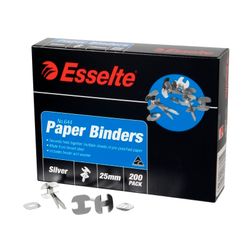 Esselte Paper Binders 25mm Box 200