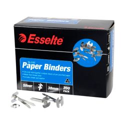 Esselte Paper Binders 38mm Box 200