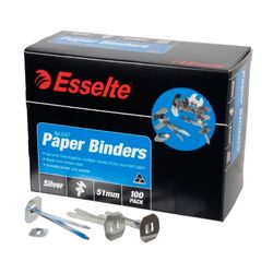 Esselte Paper Binders 51mm Box 100