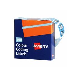 Avery 26 Lateral File Year Side Tab Label Pack 500