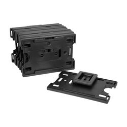 Rexel ID Security Rigid Card Holder With Adjustable Pack 10