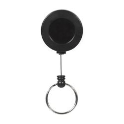 Rexel ID Retractable Key Holders 630mm Black Mini