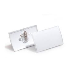 Durable Click Fold Name Badge With Combi Clip Box 25