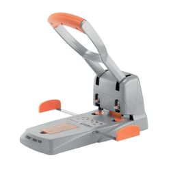Rapid Hole Punch HDC150 2 Hole Heavy Duty Silver/Orange