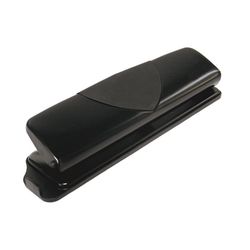 Marbig Hole Punch 4h 8 Sheet Black Metal