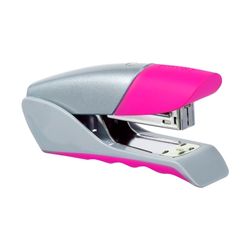 Rexel Gazelle Stapler Half Strip Silver/ Pink