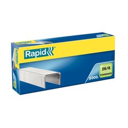 Rapid Staples 26/6mm Box 5000