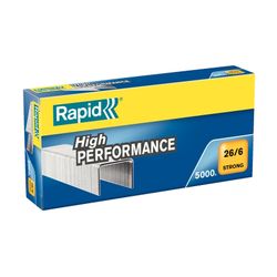 Rapid Staples Strong 26/6mm Box 5000