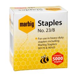 Marbig Heavy Duty Staples 23/8 Up to 45 Sheets Pack 5000
