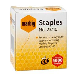 Marbig Heavy Duty Staples 23/10 Up to 70 Sheets Pack 5000