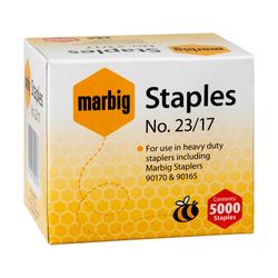 Marbig Heavy Duty Staples 23/17 Up to 150 Sheets Pack 5000
