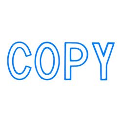 X-Stamper Stamp 1006 Copy Blue