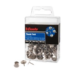 Esselte Pins Drawing Silver Box 100