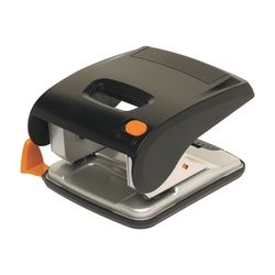 Marbig Low Force Hole Punch 2 Hole 30 Sheet Capacity Black