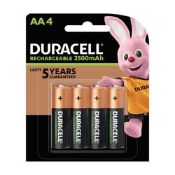 Duracell Battery Rechargeable AA Nimh 1950Mah Pack 4