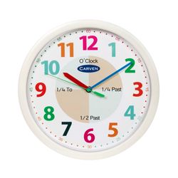 Carven Educational Clock 30mm 12 Hour