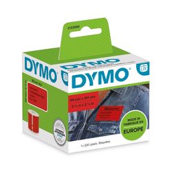 Dymo LabelWriter Shipping Labels 54x101mm Red