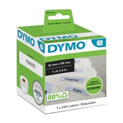 Dymo Label SD99017/S0722460 12x50mm Suspension File White 220/Roll
