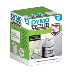 Dymo Durable Labels 104x159mm White Box 200