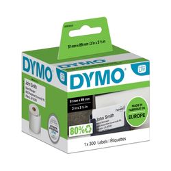 Dymo Name Badge (Non-Adhesive) 51x89mm