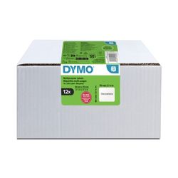 Dymo LabelWriter Multipurpose Labels 54x70mm White Bulk Pack 12