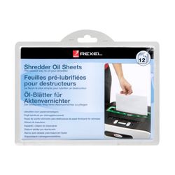 Rexel Shredder Oil Sheets Pack 12