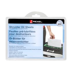 Rexel Shredder Oil Sheets Pack 20