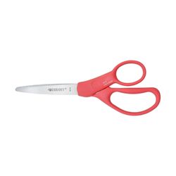 Westcott 178mm (7') Bulk Red Antimicrobial Scissor - Sold Each (30 per Box)