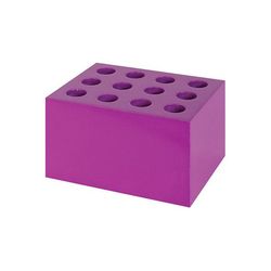 ColourSorts Classroom Organisers by Zart: Scissor & Brush Storage Block Purple