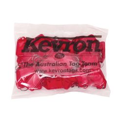Kevron Keytags Red Bag 50