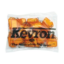 Kevron Keytags Orange Bag 50
